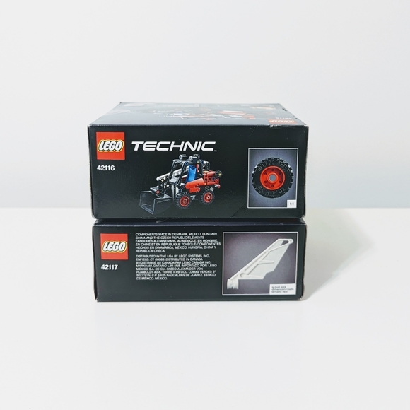 💥SOLD💥NEW SEALED LEGO Technic 2in1sets Race Plane and Skid Steer (42116+42117) - Picture 3 of 3
